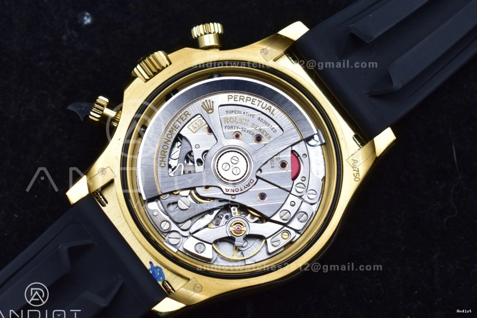 QF SH4131 White Daytona 1:1 (Weighted) Best on Edition Oysterflex 126518 V6 Dial Strap 0313